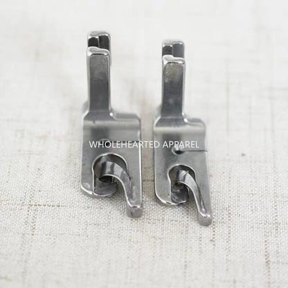 1846★ Accessoires pour machine à coudre industrielle, pied-de-biche pour ourlets roulés, pied-de-biche pour ourlets, pied d'ourlet pour machine à coudre à point noué pour ourlets du bas et poignets, pied-de-biche pour machine à coudre plate★