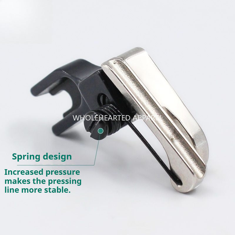 1738★ New Model Premium Dual Spring Grooved High Low Presser Foot Lockstitch Machine Cord Piping Insertion And Topstitching★