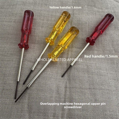 1662★  Edging machine, oversewing machine inner hexagonal screwdriver, upper needle spoon, opening knife, upper needle screwdriver wrench 1.5 1.6