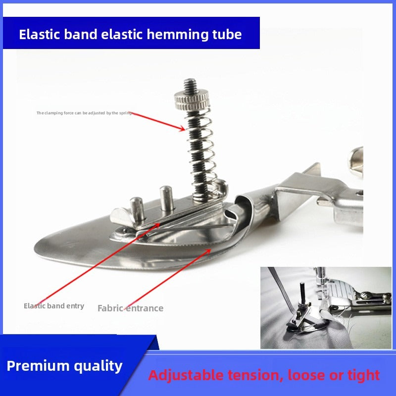 1042★  [Handmade] SY-505 elastic integrated hemming device, clothing mattress, car cover, rubber band pull cylinder