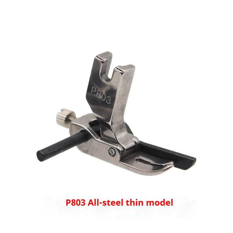 1287★ Pied-de-biche à largeur réglable et butée étroite pour chariot plat, pied-de-biche à tige de guidage réglable pour chariot plat P801 P803★