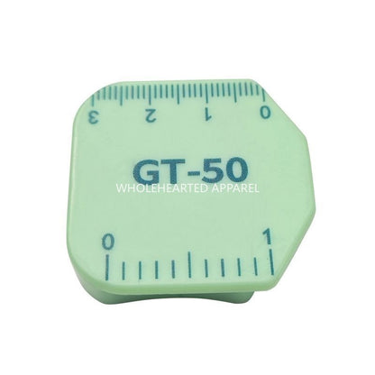 1598★  [Accurate rib] New flat car plastic magnet sizing fabric anti-roll rib with scale multi-function locator sewing machine accessories★