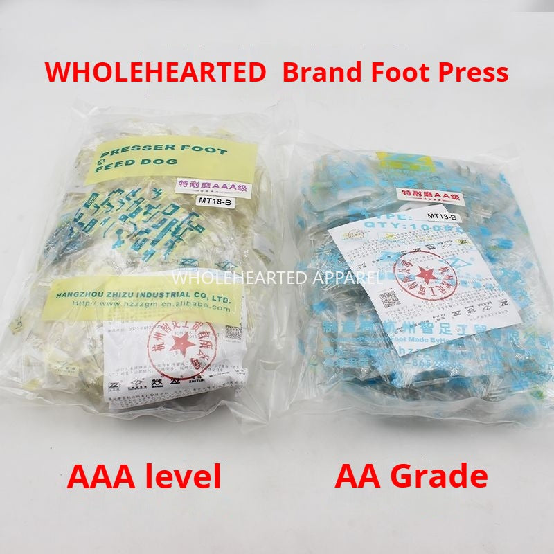 1311★  MT-18 plastic presser foot leather, Zhizu Xinjie scalper brand Guangtang presser foot sole plate, Oxford presser foot leather★