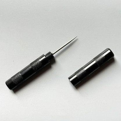 1674★  Mini awl, extra-pointed awl/leather cone, reaming, handmade cowhide DIY metal handle cone with hat Thousand pieces pass★