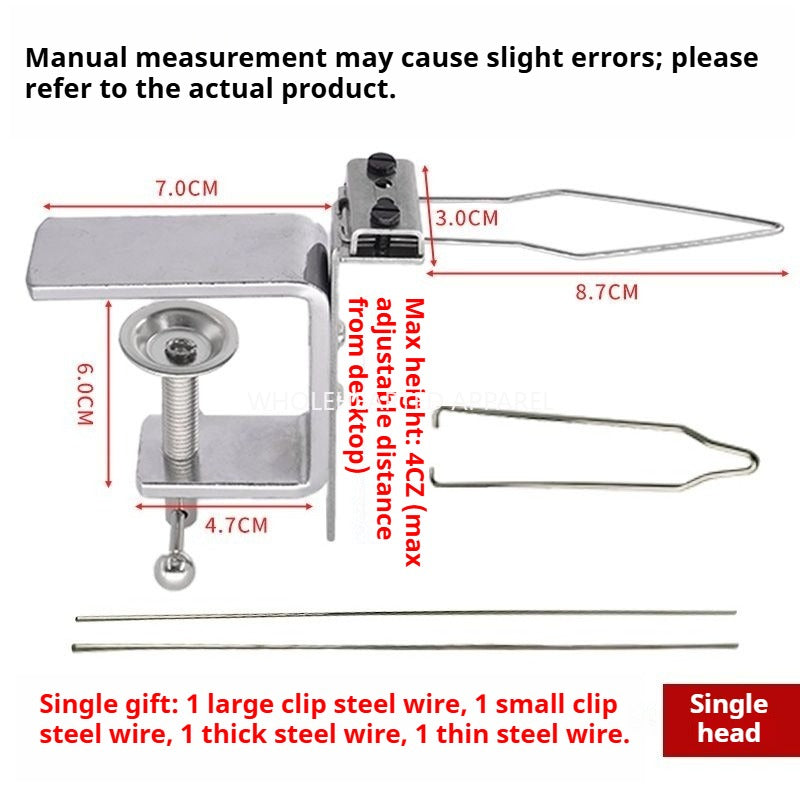 1001★ Nouveau dispositif d'enfilage de boutons haute efficacité, clip en forme de I pour la pose de boutons, boutons d'outillage, pièces détachées pour boutons, spécialement conçu pour les usines de confection★