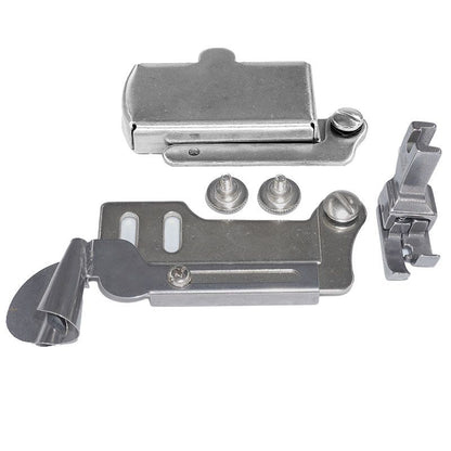 1732★ Flat sewing machine magnetic spiral hemming binder, no-installation design, dual-fixation curved hem fabric hemming attachment.