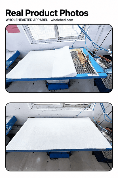1714★ Low-Density Heat-Resistant Elastic Ironing Table Sponge, Colorfast Breathable Water-Draining Pad.