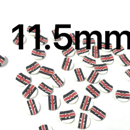 3018  Resin Button Plum Blossom Square Heart Round Color Button Flower Decoration Handmade DIY Cartoon Children