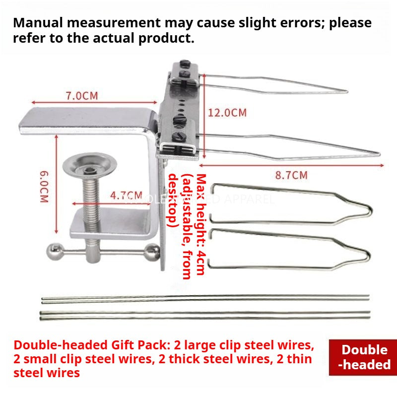 1001★ Nouveau dispositif d'enfilage de boutons haute efficacité, clip en forme de I pour la pose de boutons, boutons d'outillage, pièces détachées pour boutons, spécialement conçu pour les usines de confection★