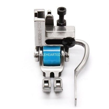 1014★  New three-roller five-in-one multi-purpose T5 presser foot, flat car left and right unilateral rib with wheels presser foot★