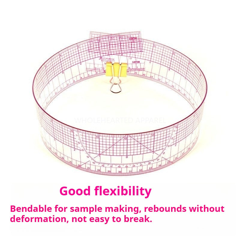 1290★  New 12-260 large curved ruler, plate ruler, clothing cutting tool, arc ruler, large knife ruler★