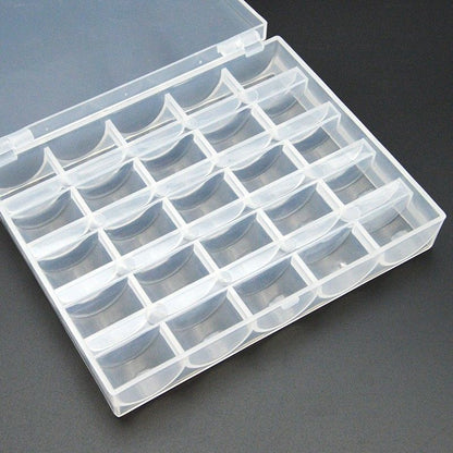 1865★ Colorful Plastic Bobbins with Storage Box for Domestic Electric Sewing Machines★