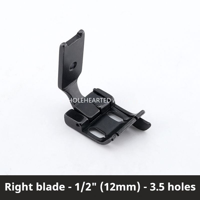 1625★ Nouveau pied-de-biche double aiguille S570 tout acier avec butée de couteau, butée latérale gauche et droite, accessoires pour machine à coudre★