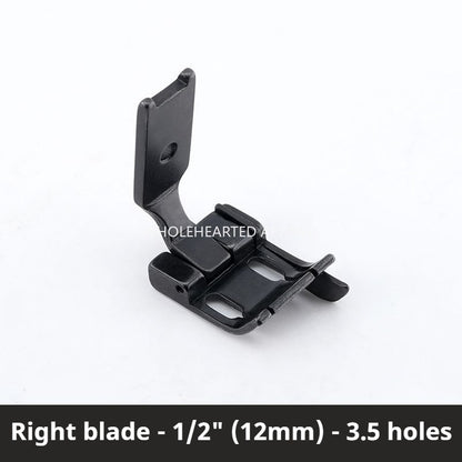1625★ Nouveau pied-de-biche double aiguille S570 tout acier avec butée de couteau, butée latérale gauche et droite, accessoires pour machine à coudre★