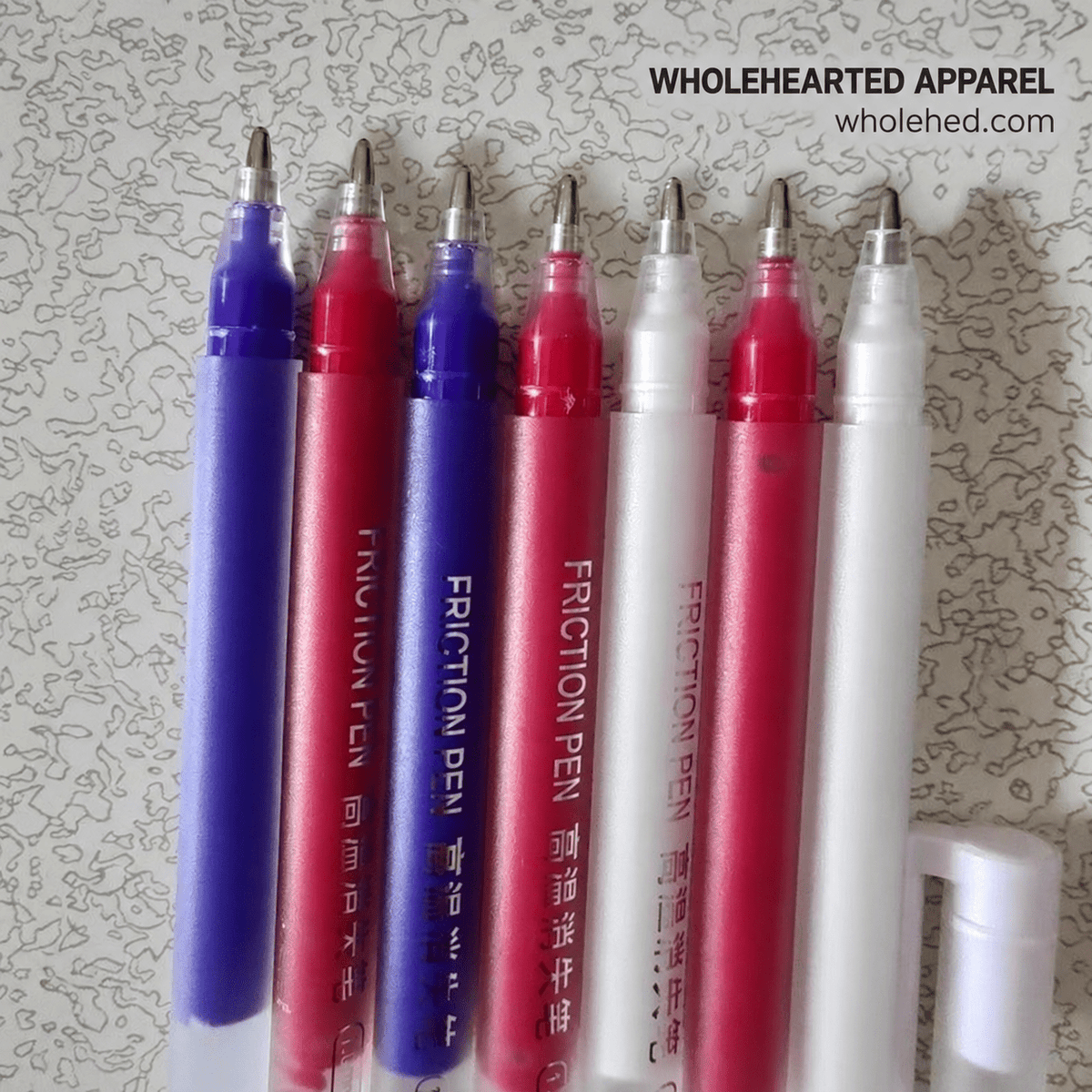 1397★ Heat-Erasable Fabric Marking Pen for Garment Sewing, Leather and Cloth.