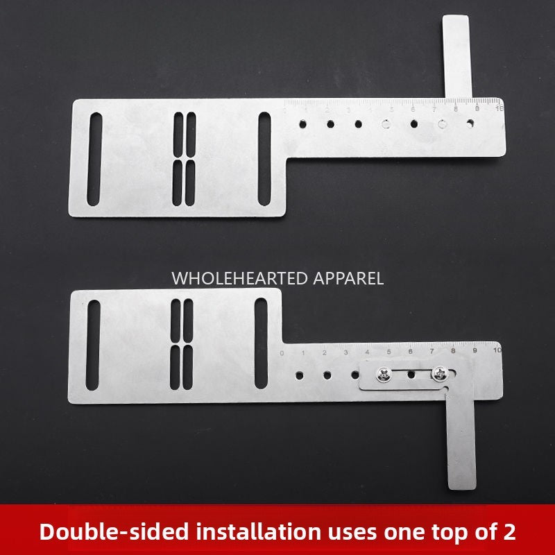 1615★  New keyhole machine button ruler adjustable auxiliary tools 1790/781 positioning ruler gauge tool sewing accessories