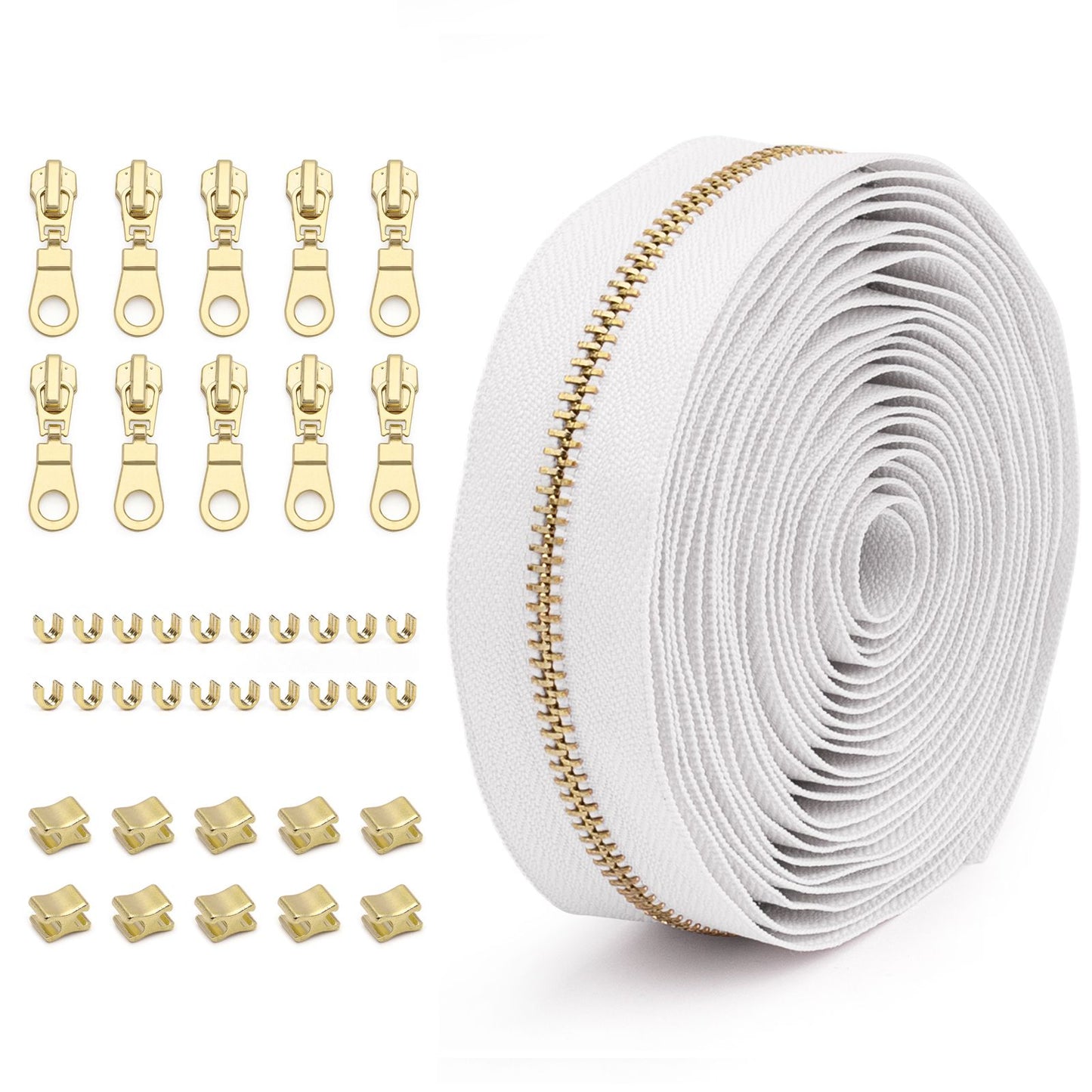 3073  Zipper No. 5 solid color metal suit clothing jacket jewelry luggage available can be opened and closed tail length zipper