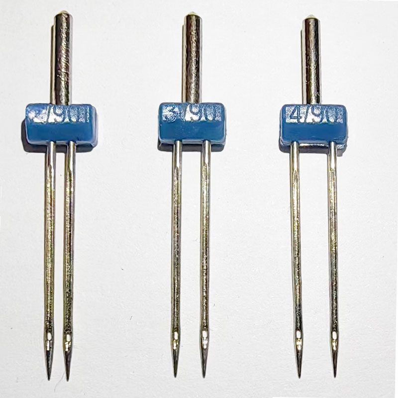 1868★ Twin Needle for Domestic Sewing Machines, Sizes 2/3/4, Compatible with Brother, Butterfly, and Juki-Style Models★
