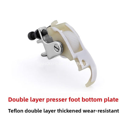 1617★  New flat car A10 pull cylinder special presser foot roller plastic presser foot hemming device wheel Teflon baseplate