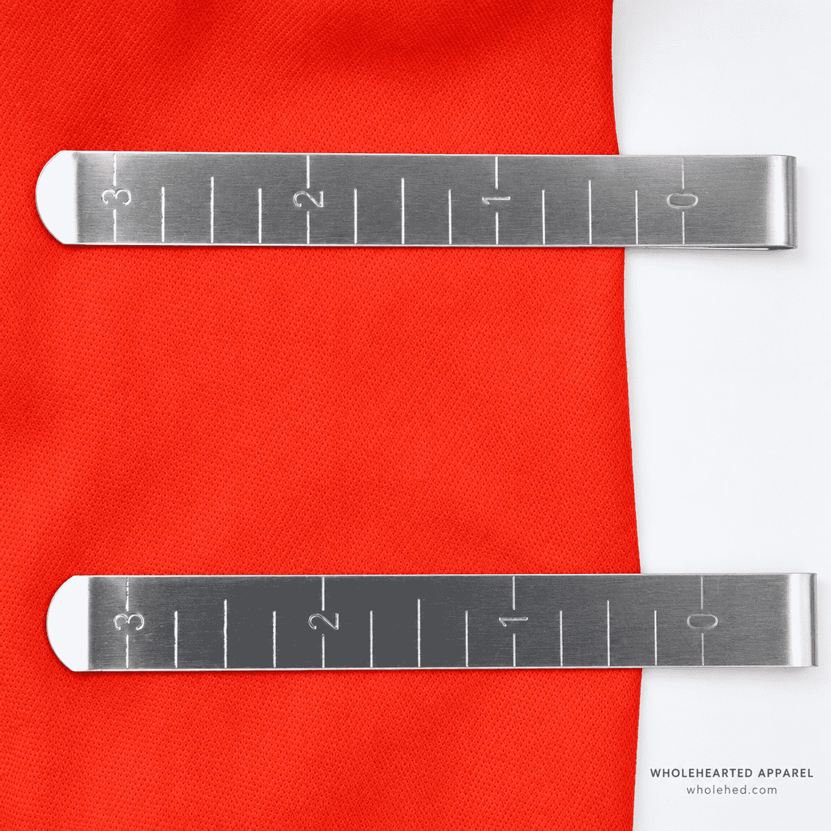 1663★ Metal Sewing Hemming Clip Sewing Clip 3 Inch Measuring Ruler Quilting Clip Fixed Ruler DIY Sewing Fixed Marker.
