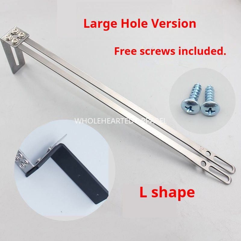 1038★ Outil d'enfilage de corde à double extrémité, aiguille à enfiler à double extrémité, fermeture élastique pour vêtements, ceinture de chapeau, accessoires pour machines à coudre industrielles★