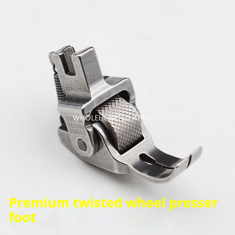 1142★  New eighth-generation roller presser foot flat car thin and thick material multi-functional adjustable down jacket curtain leather roller presser foot★
