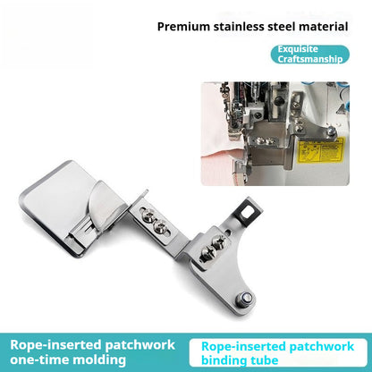 1756★ Overlock Machine Cord Insertion Patchwork Binder, Serger EX/700 Adjustable Presser Foot, Dual-Use Lace Binder, Sewing Accessory★