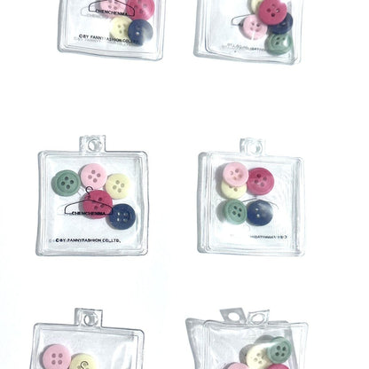 3032  Round shirt Versatile four-eye high-end color shirt Resin clothes Button button shirt