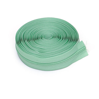 3071  Zipper No. 3 is wearing a solid color nylon set, luggage zipper, various packages 4.5 meters + 10 color Jitong heads = 1 pack