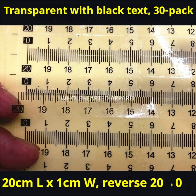 1603★ [Autoadhesivo transparente] Escala autoadhesiva transparente autoadhesiva pegajosa impermeable escala media subescala pegatina envío gratis se puede personalizar pegatina de PVC★