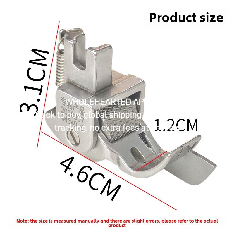 1513★  Flat car roller presser foot SP-18 presser line tangent right stop with knife roller stop edge presser foot, sewing machine accessories