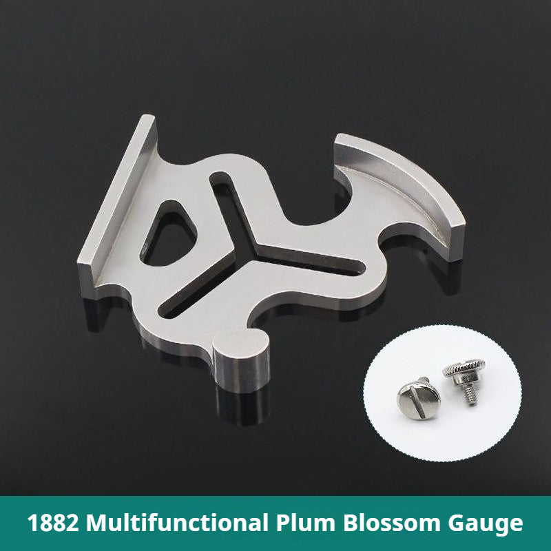 1882★ Full Steel Multi-Purpose Flower Guide Sewing Gauge, Adjustable Edge Guide and Positioning Tool★