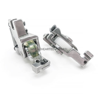 1007★ New Arrivals 2 | More Options | Adjustable Invisible Zipper Roller Presser Foot for Industrial Sewing Machines, Thick & Thin Fabrics and Cotton Cord Piping.