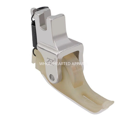 1683★  Smart foot new flat car plastic upper zipper roller presser foot T58N pressing line 0.3 small presser foot narrow wheel presser foot