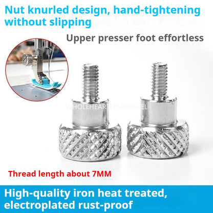 1600★  [Easy Installation] The new upgraded computer flat car hand screws on the presser foot screw and quickly increases the presser foot luxury big head screw sewing accessories★