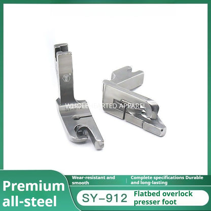 1086★  [New product] SY-912 boutique all-steel crimping presser foot, flat car hem scarf thin material folding tool★