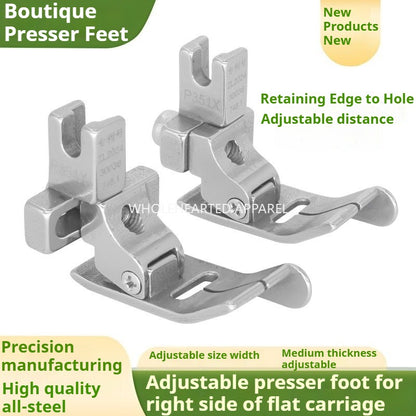 1032★  New flat car universal P351X adjustable right gear edge press foot medium and thick material special press bright and dark thread sewing machine accessories★