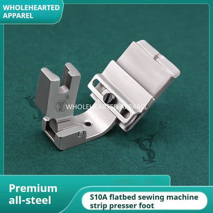 1067★  New S10A flat car sticker presser foot lace webbing guide strip climbing strip pull tube★