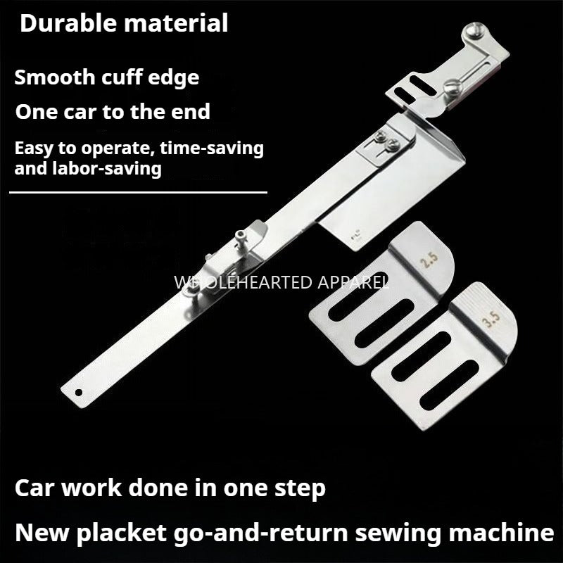 1458★ Machine à coudre les nouvelles pattes de boutonnage pour voiture plate, machine à coudre les pattes de boutonnage pour voiture plate, dispositif de surpiqûre, appareil auxiliaire spécial multifonctionnel pour la couture des manches★