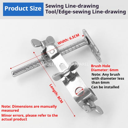 1076★  Adjustable sewing line drawing tool sewing machine computer flat car side sewing line drawing tool sewing machine accessories★