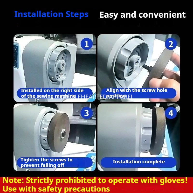 1739★ New universal sewing machine sharpener grinding wheel disc for scissors, suitable for M8/M6 screws, high-efficiency and convenient model★
