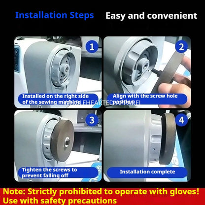 1739★ New universal sewing machine sharpener grinding wheel disc for scissors, suitable for M8/M6 screws, high-efficiency and convenient model★