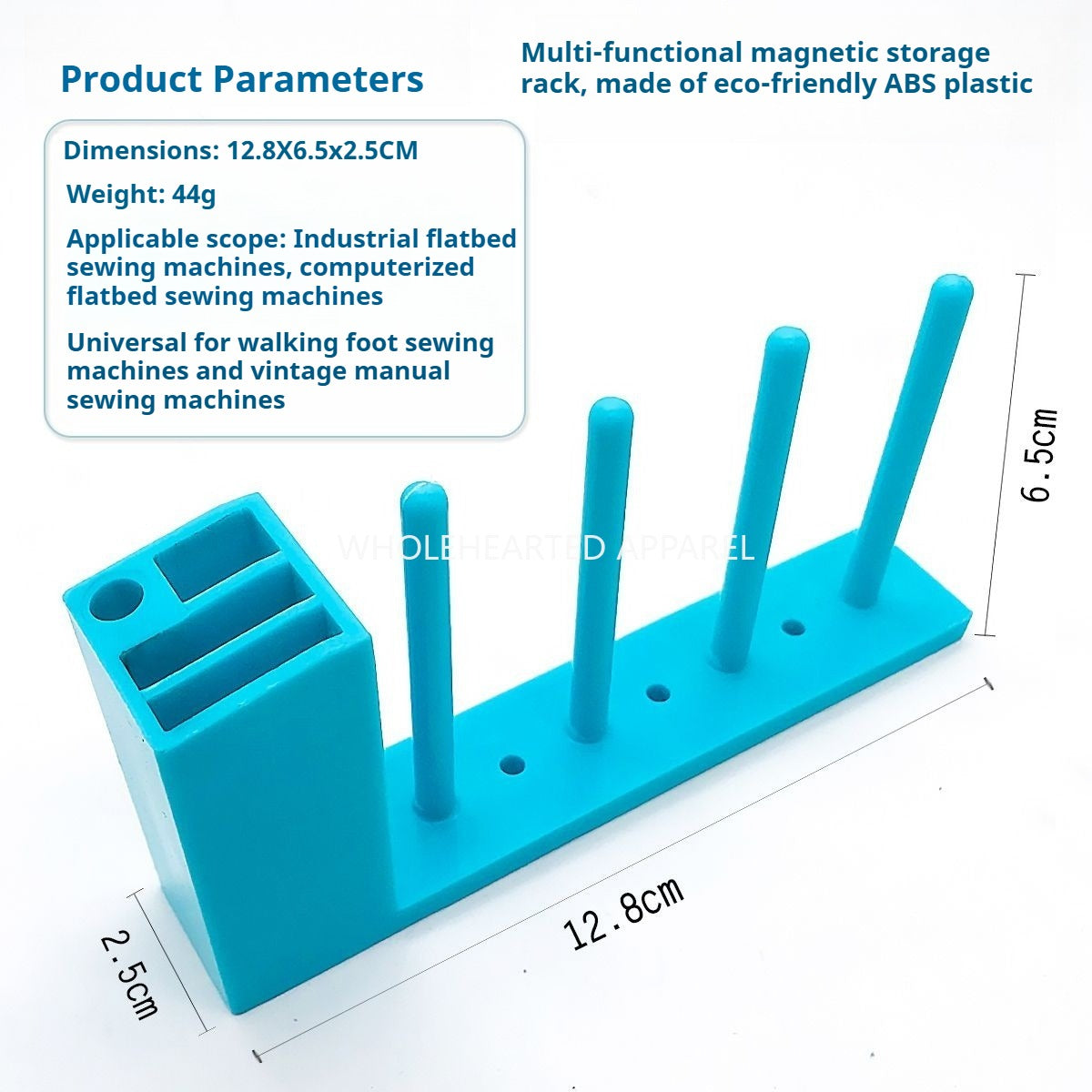 1010★ Support magnétique pour boîtiers de canette de machines à coudre, conçu pour les usines de confection, rangement pratique sans installation ★