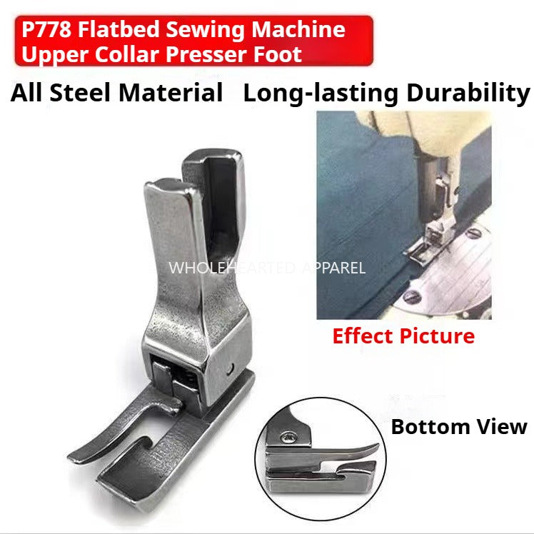 1077★  P778 computer flat car all-steel upper collar special special presser foot upper collar pressing line industrial sewing machine presser foot accessories★