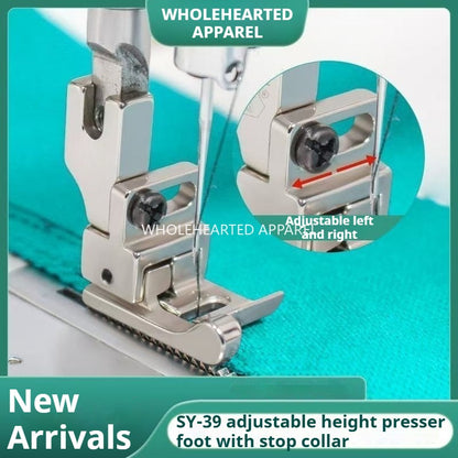 1734★ New Model SY 39 All Steel High Low Presser Foot Computer Lockstitch Machine Edge Guide Topstitch Positioning★