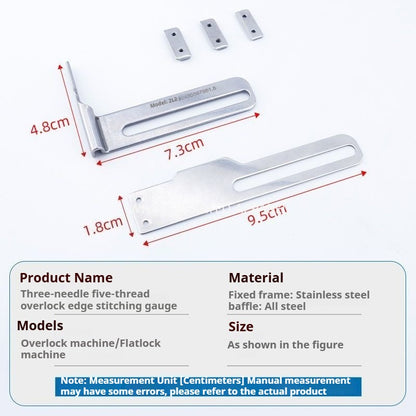 1629★  New upgraded all-steel three-needle five-thread car regulation multi-function double-sided car stretch sewing machine accessories★