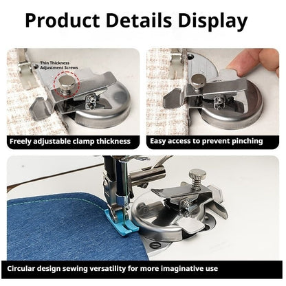 1654★ New Xiaoyuanbao Multifunctional Magnet Rating Flat Car Universal Rib Press Linear Anti-crimping Device Sewing Accessories★