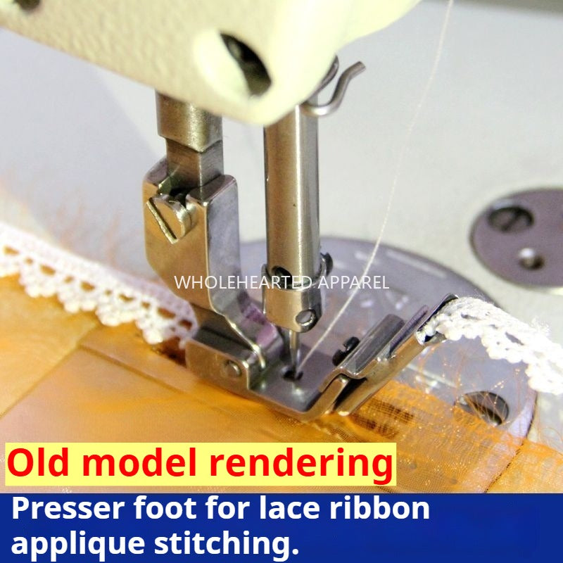 1431★ S10A machine à coudre, élastique plat pour voiture, pied presseur, bande, pied presseur arrière, dentelle, guide-pied presseur, courroie de traction★