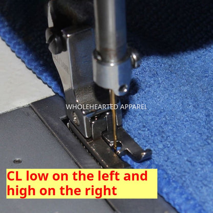 1209★ Computadora de carro plano de material grueso y delgado cabezal de urdimbre prensatelas alto y bajo CL1/16NK botas de presión de boca de tope CR1/32NK★