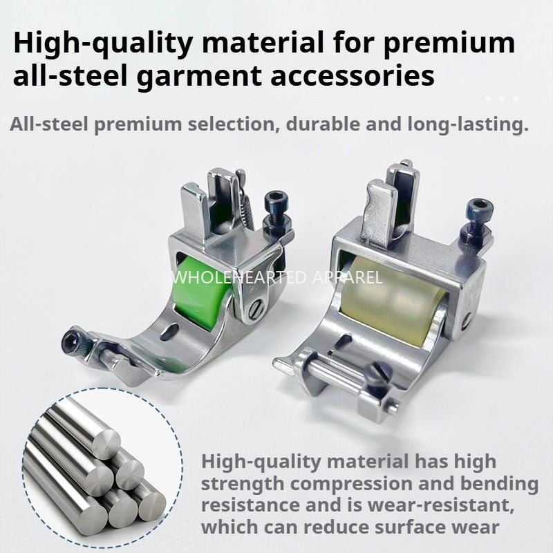 1131★  New adjustable Q5 roller crimping presser foot computer flat car crimping special anti-wrinkle crimping seam smooth★